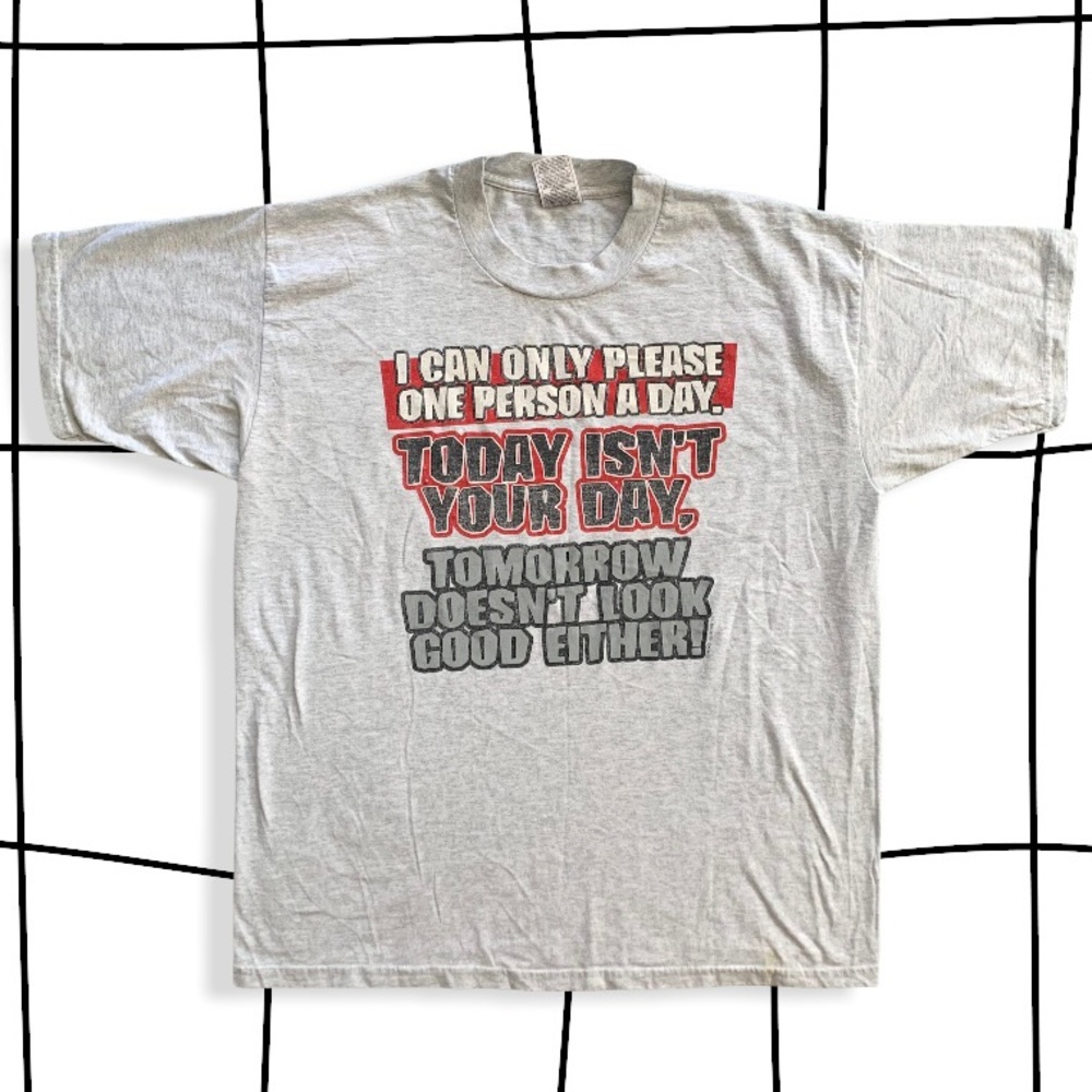 90s vintage grumpy graphic tee